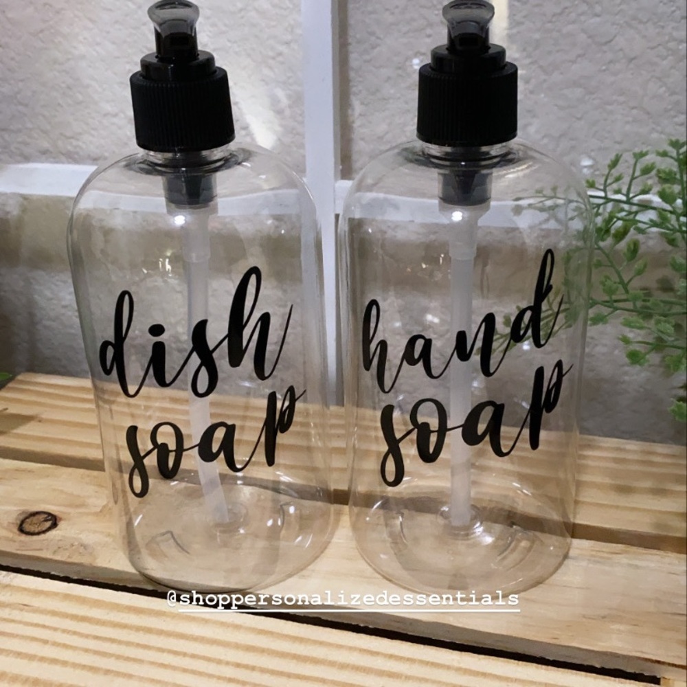 Hand soap and Dish soap